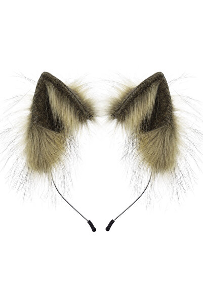 Choice Caohuang Handmade Faux Fur Animal Ears Headband Furry Cat Fox Ear Hair...