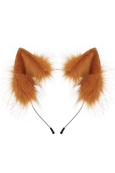 Choice10 Fox Handmade Faux Fur Animal Ears Headband Furry Cat Fox Ear Hairhoo...