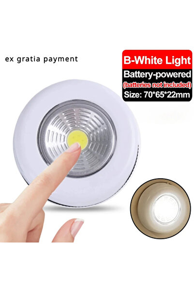 Choice مصباح إضاءة LED أبيض B قابل للنقل لتزيين الغرفة مزود بمنفذ USB قابل لإ...