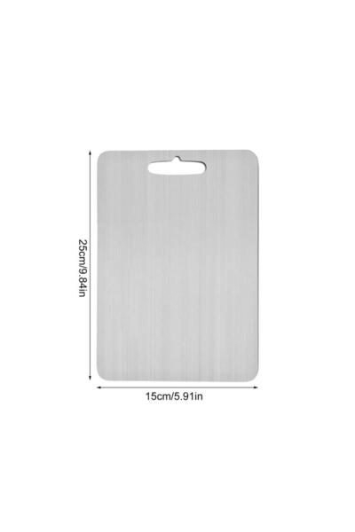 Choice4 SS Titanium Cutting Boards for Kitchen Double-Sided Chopping Board Fo...