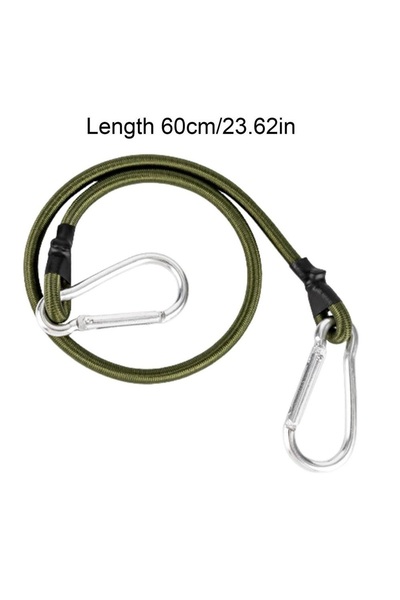 Choice Green 60CM Outdoor Heavy Duty Bungee Cord Elastic Tie Strap String Car...
