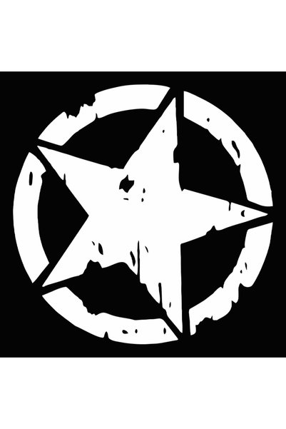 Choice 12cmx12cm G111 white G111 12X12CM Car Stickers 3 Colors Star Graphic M...