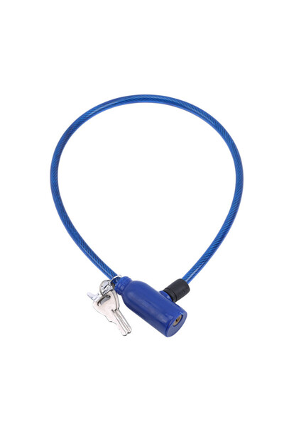 Choice1 blue Universal Anti-Theft Bike Bicycle Lock Stainless Steel Cable Coi...