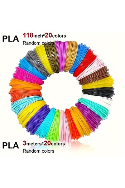 Choice 3M20 20 Color 3D Printing Pen Set DIY 3D Printing Pen Handmade Graffit...