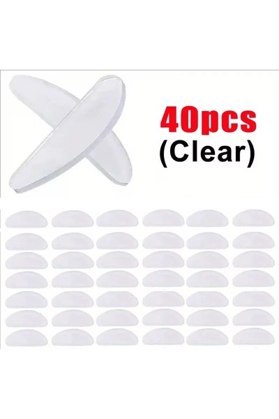 Choice16 وسادات أنف سيليكونية مضادة للانزلاق من G-white، 40 قطعة، للنظارات ال...