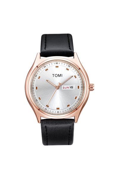 Choice Black Rose Gold TOMI Minimalist Men's Watch Business Casual Men's And ...