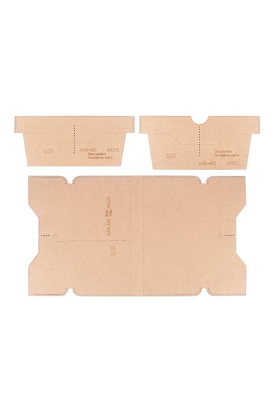 Choice Brown 1set Leathercraft Paper Template Set - Handmade Business Purses,...