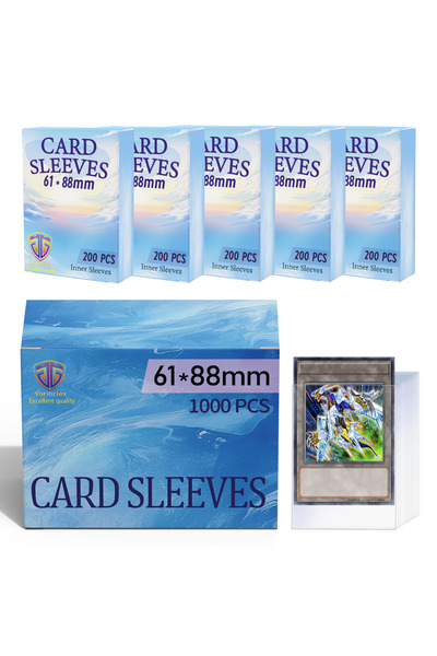 Choice 61x88mm 1000 PCS Inner Card Sleeves Perfect Fit MTG/YGO Trading Card ,...