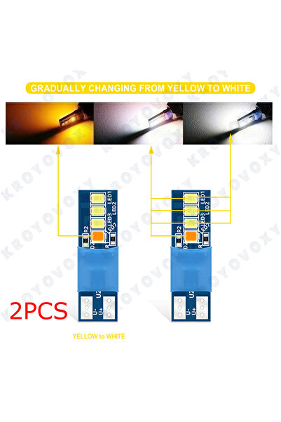 Choice3 مصباح قراءة للسيارة، مصباح مؤشر عرض صندوق السيارة LED، مصباح داخلي مع...