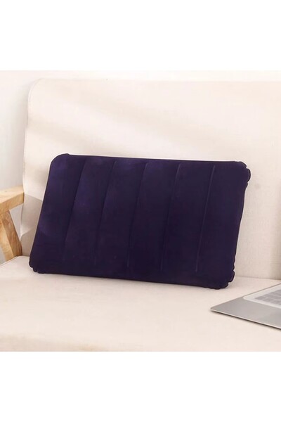 Choice PURPLE 1pc وسادة مربعة قابلة للنفخ للتخييم في الهواء الطلق وسادة رقبة ...