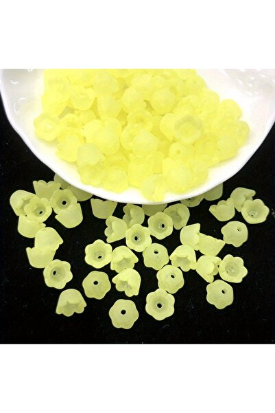 choice2 yellow 10MM Acrylic Transparent Beads 200Pcs Tulip Lily of The Valley...