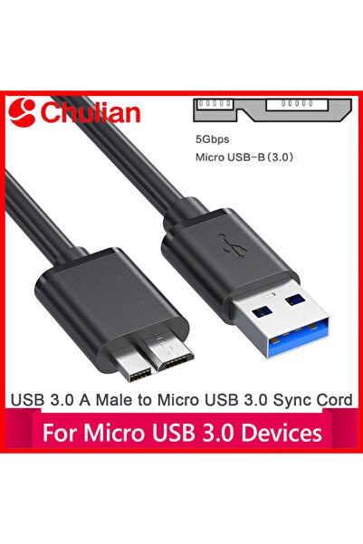 choice2 0.5M USB 3.0 USB3.0 External Hard Drive Cable High Speed Data Cable U...
