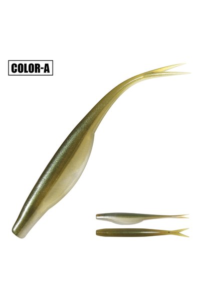 Choice Color-A Rosewood 7cm Mini Jerkbait Minnow Soft Fishing Lure Spilt Tail...