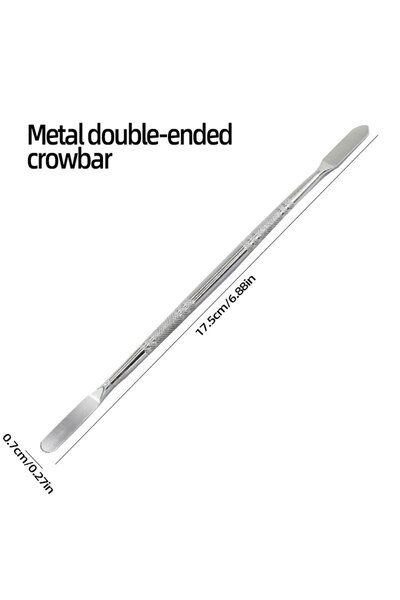 Choice Silver Double-Ended Stainless Steel Metal Spudger Pry Bar - Electronic...