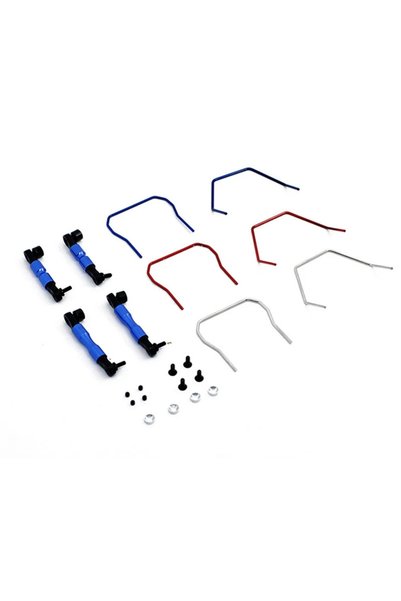 Choice as shown Front and Rear Sway Bar Kit SLF311 for Traxxas 4X4 Slash Stam...