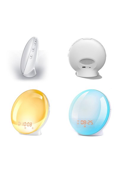 Choice Alarm Clock Wake Up Light Alarm Clock with Sunrise/Sunset Simulation D...