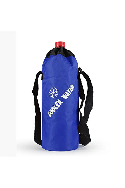 Choice blue 1PC Drawstring Water Bottle Pouch High Capacity Insulated Cooler ...