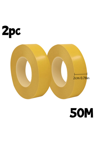 Choice7 0.05mm 50m 20mmx50mx0.05mmx2pc 50M/Roll PET Double Sided Super Sticky...
