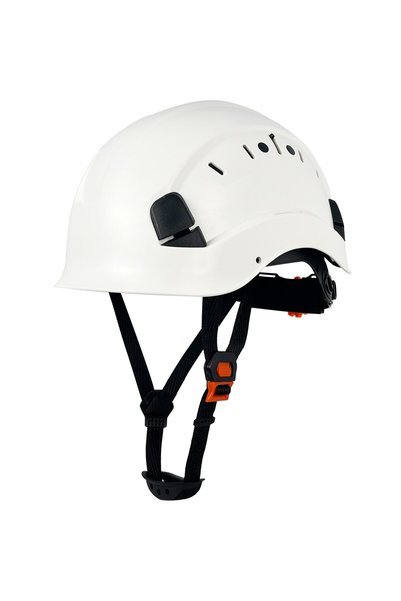 Choice White CE Work Safety Hard Hat for Engineer Slotted Ventilated Construc...