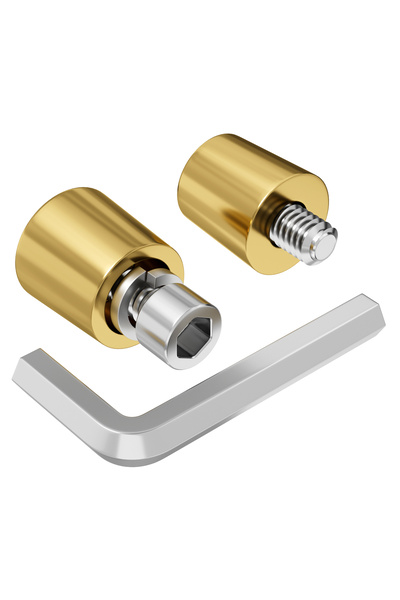 Choice M8 1 Pair M8 Brass Battery Pole Adapter M8 Battery Terminal Connector ...