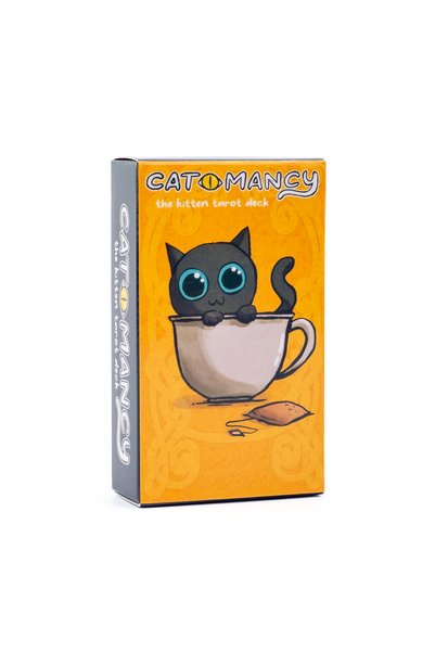 Choice مجموعة بطاقات التاروت TK46K Cat Mancy Kitten، 78 بطاقة، النسخة الإنجلي...