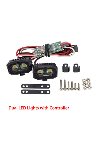 Choice مصباحان LED مزدوجان 02 LED، مصابيح أمامية ساطعة، مصباح كشاف مربع 5050 ...