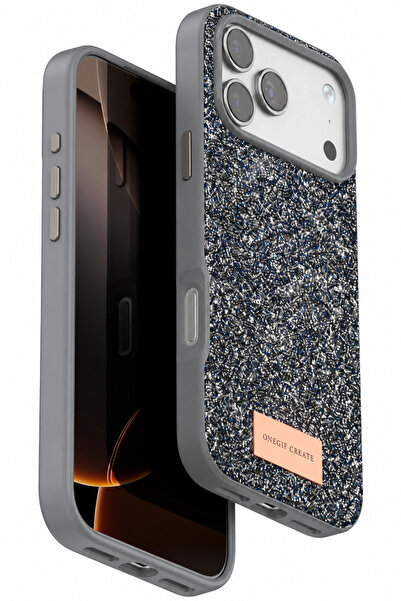 halkhouse İphone 17 & 18 Pro Kılıf Premium Şık Simli Bright Kapak
