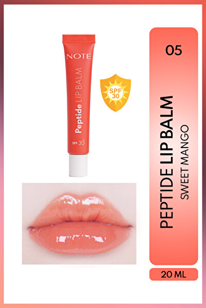 NOTE Peptide Lip Balm 05 Sweet Mango Nemlendirici ve Parlatıcı Renkli Dudak B...