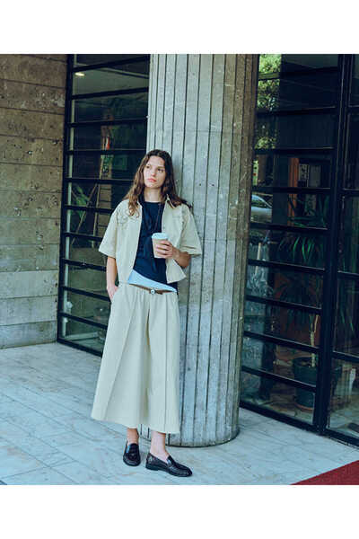 İpekyol Belted Midi Skirt