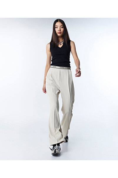 Twist SLOGANLI WIDE LEG PANTOLON