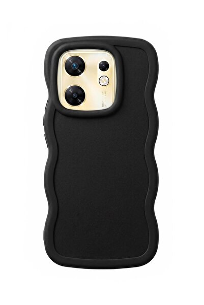 Vissona infinix Zero30-5G Uyumlu Dalgalı Tasarım Kamera Korumalı Mat Silikon ...