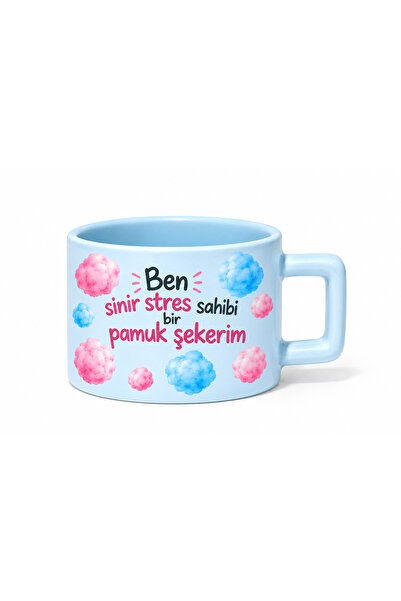 Genel Markalar Pamuk Şekeri Hediyelik Tasarım Seramik Kupa