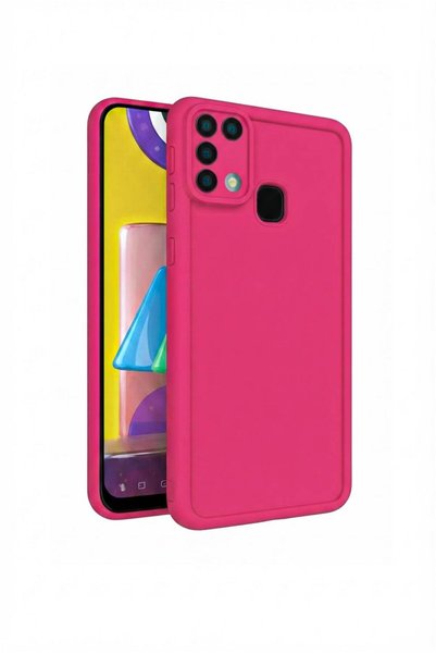 Vissona Samsung Galaxy M31 / M21s / F41 Kılıf – Kamera Çıkıntılı – Mat Siliko...