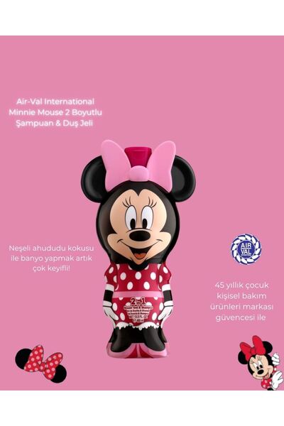 Air-Val Minnie Duş Jeli & Şampuan 2D 400ml
