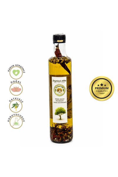 Zeytinyağı Baharatlı Erken Hasat Soğuk Sıkım Natural Sızma 0,5 lt
