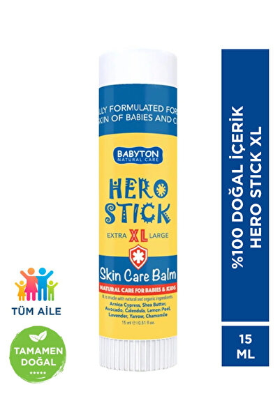 BABYTON %100 Doğal İçerik Hero Stick XL Anlık Yatıştırıcı Onarıcı 15 ml