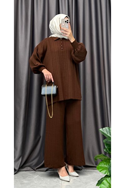 NİSUM MODA POLO YAKA TRİKO PANTOLONLU TAKIM
