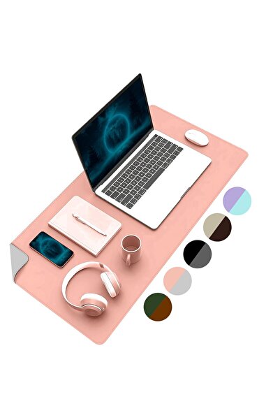 Genel Markalar Klasse Çift Renk Dikişli PU Deri Masa Matı 80x40 Cm Mousepad, ...