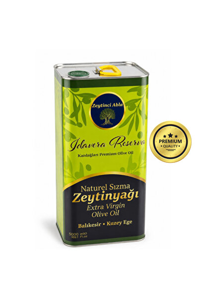 Zeytinci Abla Natural Sızma Soğuk Sıkım Zeytinyağı 5 lt