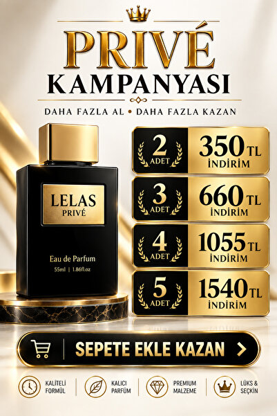 Lelas Prive 1604 Eau Soire Kadın Parfüm EDP 55 ML – Amber Çiçeksi Kalıcı Koku