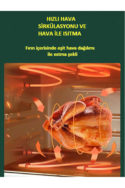 HUTT Oa10 Airfryer Siyah Yağsız Fritöz 10 Lt