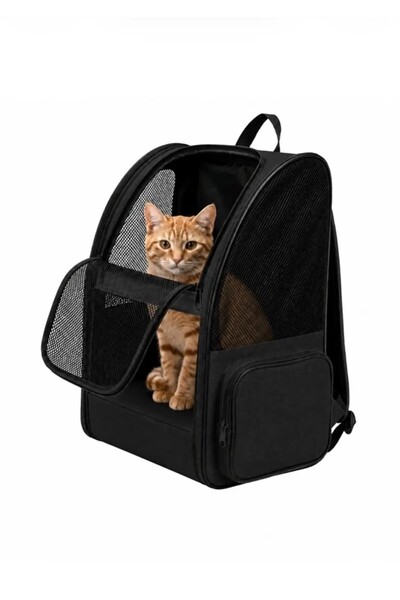 petpugo Premium Sert Gövdeli Kedi Köpek Taşıma Çantası Bükülmez Dayanıklı Nef...