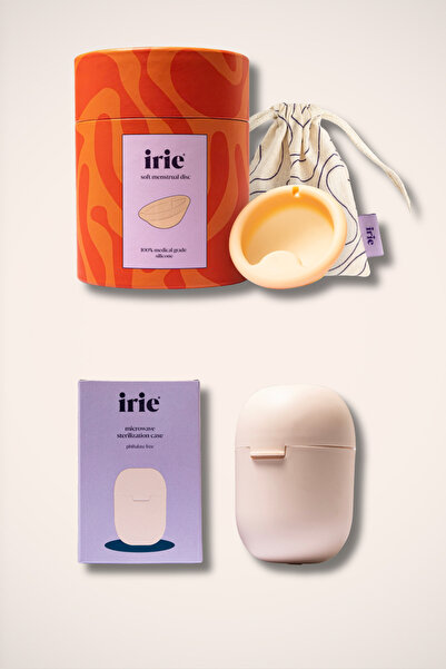 irie Adet Diski - Menstrual Disc - [[Nude]] + Mikrodalga Sterilizasyon Kabı(K...