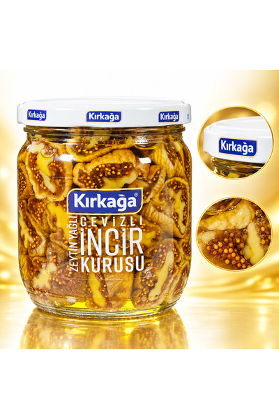 Kırkağa Zeytinyağlı Kuru İncir Kürü 450 g - Dağ İnciri Karışımı