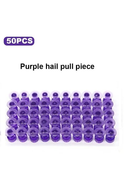Choice 50pcs Purple Set 50pcs Car Paintless Dent Hail Repair Tool Non-marking...