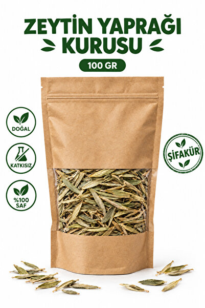 ŞİFAKÜR BİTKİSEL SAĞLIK ÜRÜNLERİ Dried Olive Leaves Olive Leaf Tea 100 Gr