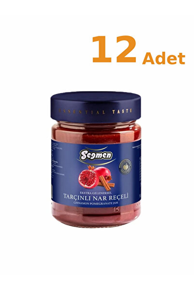 Seğmen Tarçınlı Nar Reçeli 370gr x 12 Adet