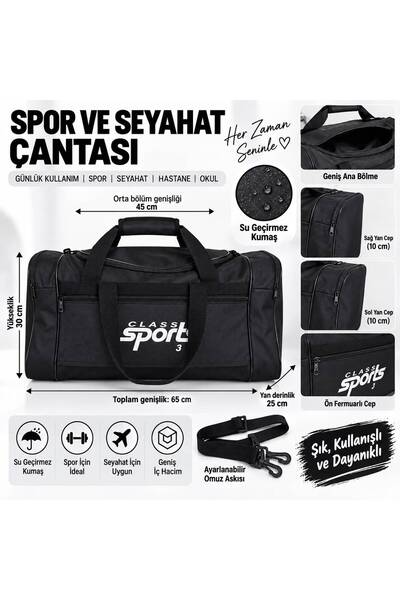 GRT 4 gözlü Valiz Seyahat Tatil Spor Hastane Çok Gözlü El Ve Omuz Çantası