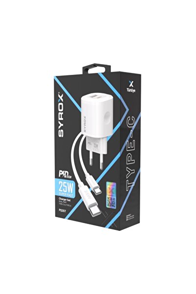 Pd25T 25W TYPE-C TO TYPE-C SÜPER HIZLI ŞARJ ALETİ SET