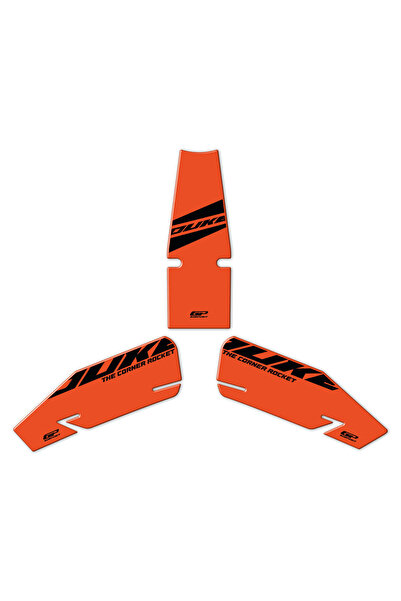 GP KOMPOZİT GP Kompozit KTM Duke 390 2024 Uyumlu Tank Pad Seti Turuncu